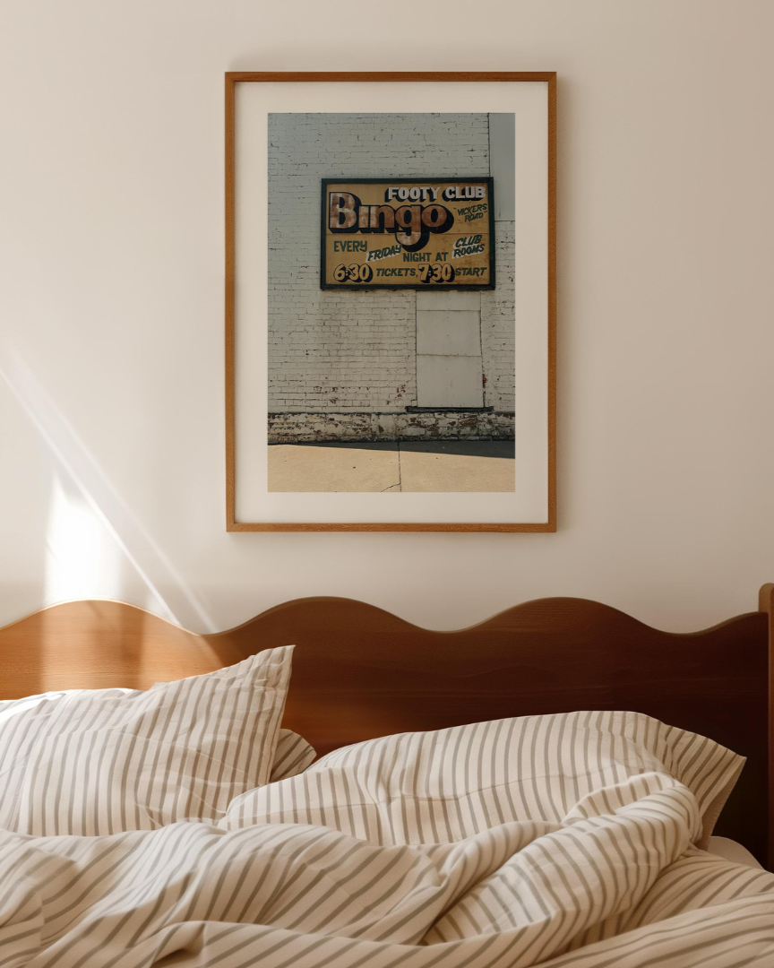 Vintage Bingo Photography Print