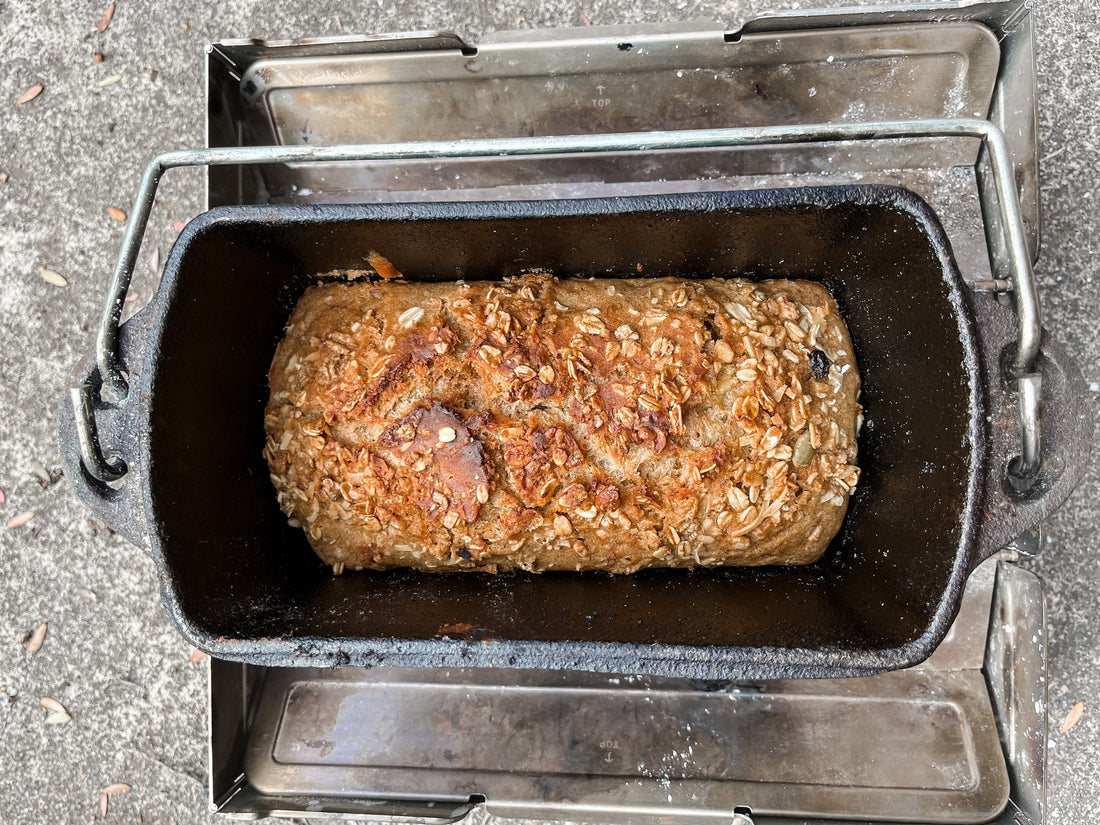 Camp oven banana bread recipe