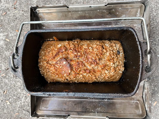 Camp oven banana bread recipe