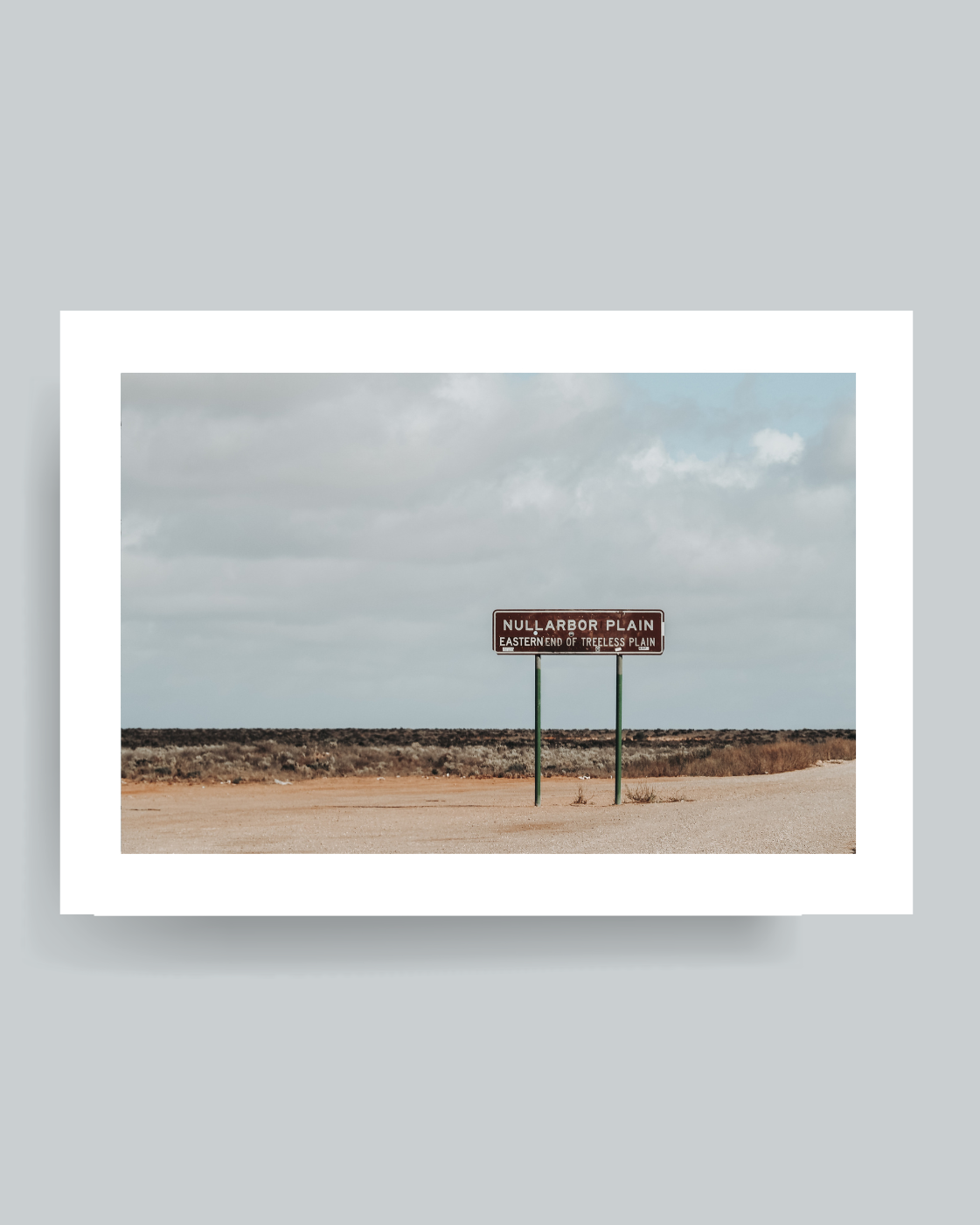 Treeless Plain Photography Print Unframed